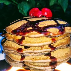 A picture of Chocolate pan cake.