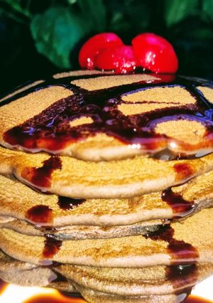 A picture of Chocolate pan cake.