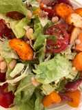 Dark Yellow Salad (Peach, Baby Carrot and Beans)