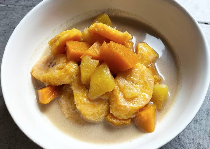 Resep Kolak Pisang Ubi Labu Kuning Oleh Fania Rjn Cookpad