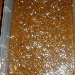 A picture of Badam ka halwa.