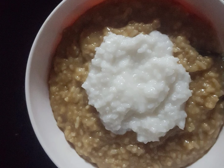 Langkah Gampang Membikin Resep Bubur Merah Putih/ Sengkolo (dari nasi sisa) yang Sempurna Anti Ribet, Lezat Sekali
