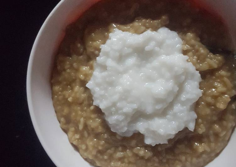 Bubur Merah Putih/ Sengkolo (dari nasi sisa)