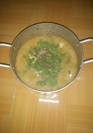 Hình của món Cháo lươn đùm với thịt ba chỉ,đậu hũ.