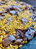 Arroz Trufado con Carrillada y Seta Senderilla