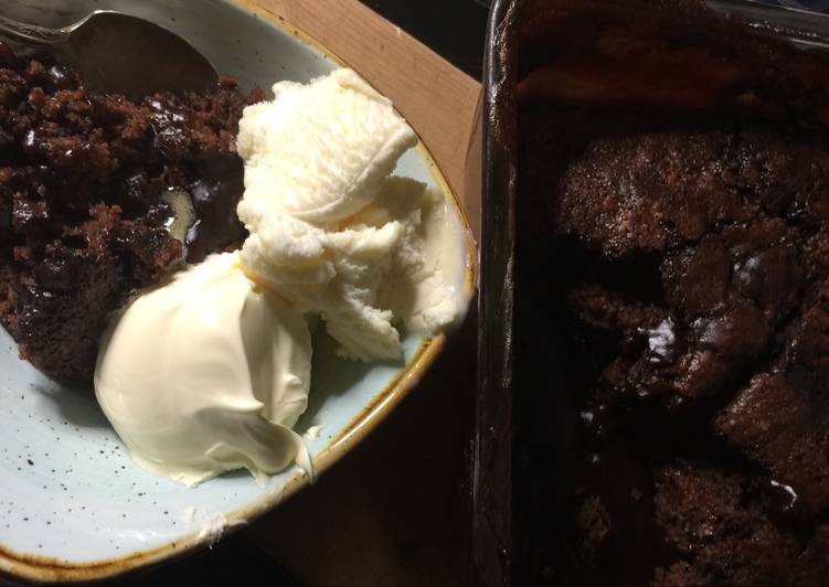 Step-by-Step Guide to Prepare Speedy Chocolate Fudge Pudding