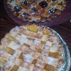 Una foto de Pastafrola de membrillo y batata