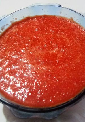 A picture of Red alpino chilli's chutney.