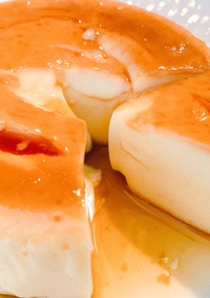 Hình của món Bánh Flan bằng lò nướng (Flan bỏ lò)🍮🍮🍮.