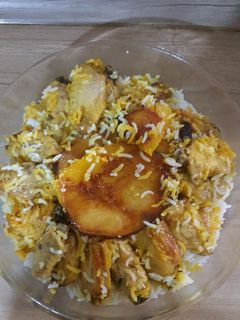عکسی از دستور ته چین بال مرغ