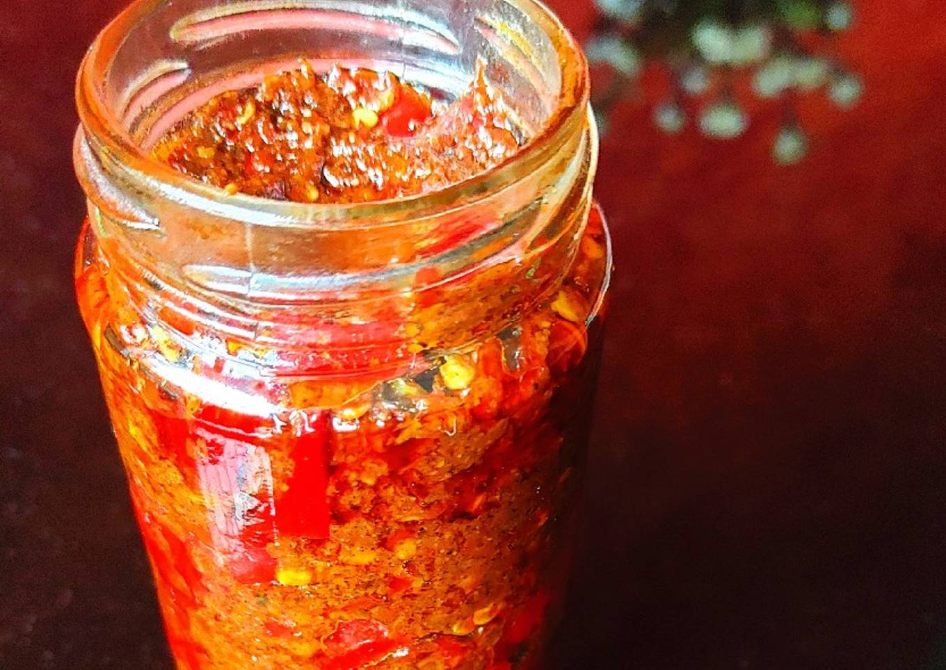 Red chilli pickle