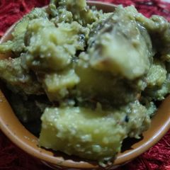 A picture of Sweet Potato Chat(shakarkand chat).