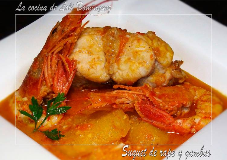 Suquet de rape y gambas