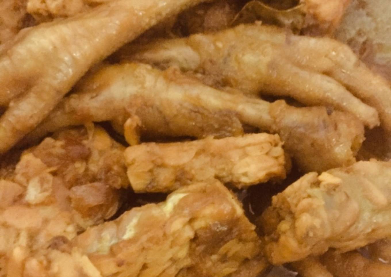 Ceker tempe kecap