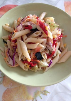 Una foto de Ensalada de macarrones