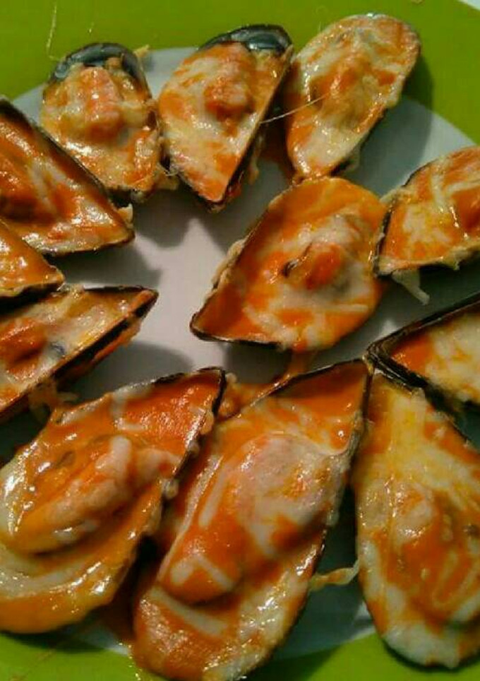 Una foto de Mejillones gratinados