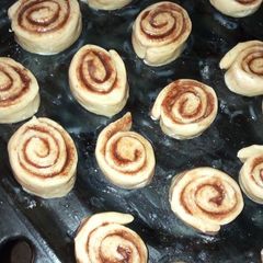 A picture of Cinnamon rolls.