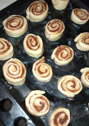 A picture of Cinnamon rolls.