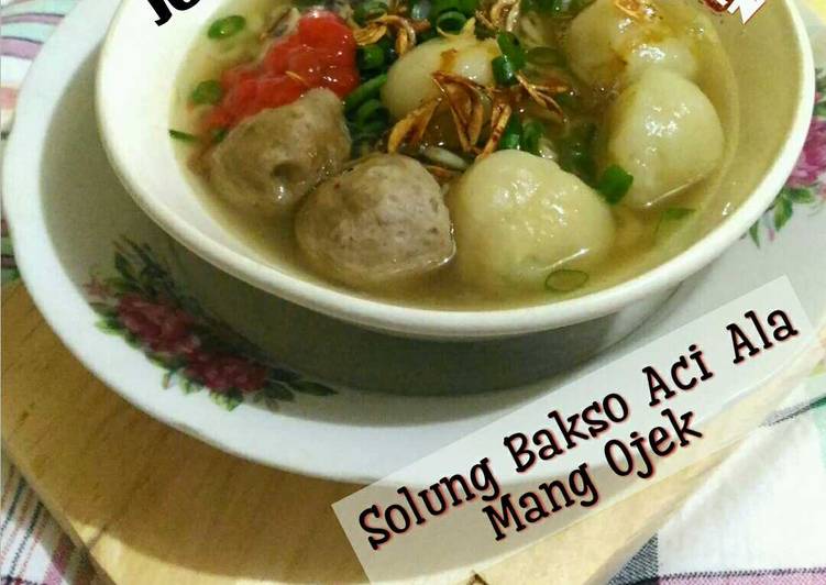 Cara Gampang Bikin Solung Bakso Aci # Sop Balung Bakso Aci Yang Sempurna