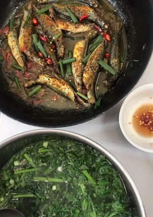 Hình của món Cá nục kho.