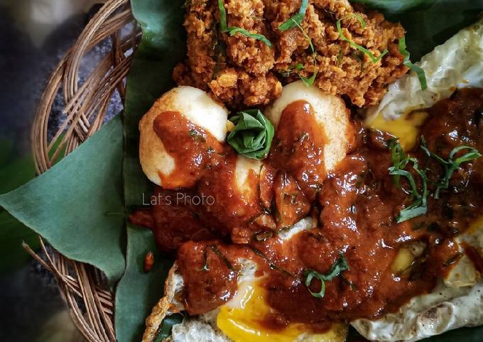 Easiest Way to Cook Appetizing Rendang Pedas Telur Tiga Benua