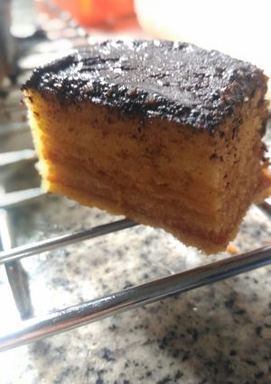 Foto resep Baumkuchen keto