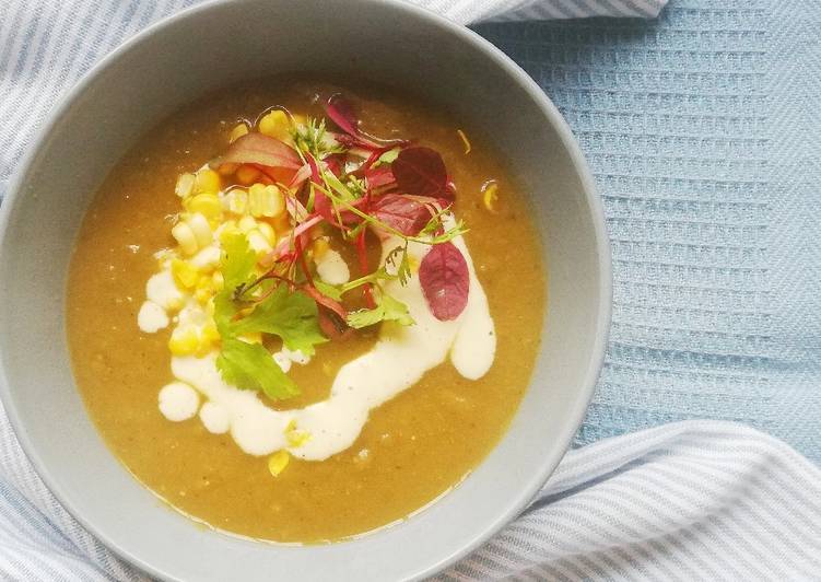 Step-by-Step Guide to Make Perfect Pea and gem squash soup