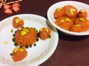 A picture of corn flour halwa