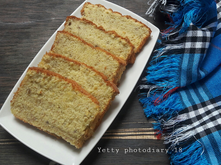 Bagaimana Menyiapkan Banana Cake Moist Simpel, Lezat