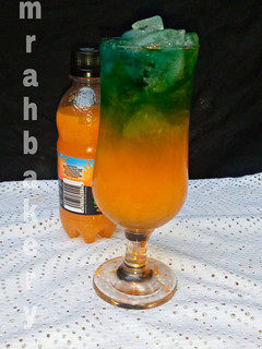 A picture of Orange mojito.