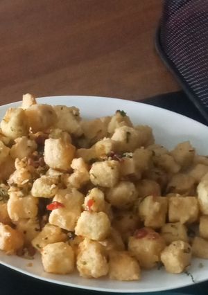Foto resep Tahu Cabe Garam Daun Jeruk👩‍🍳