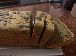 Una foto de PAN de TRIGO SARRACENO y CÚRCUMA (sin gluten)