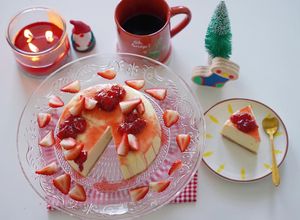 Hình của món Bánh kem phomai đơn giản (Basic cheesecake).