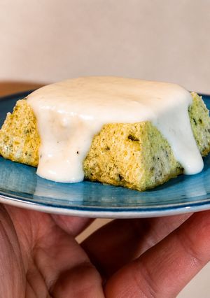 Foto di Tortino di zucchine con fonduta di pecorino