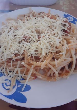 Una foto de Fideos con tuco
