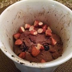Low-Carb Paleo Gluten-Free Chocolate Blueberry Cobbler A picture of Low-Carb Paleo Gluten-Free Chocolate Blueberry Cobbler.