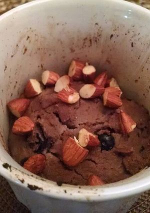 A picture of Low-Carb Paleo Gluten-Free Chocolate Blueberry Cobbler.