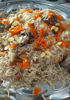 A picture of Authentic Afghani pulao.