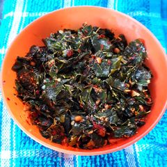 Munagaaku Fry(Drumstick Leaves Fry) A picture of Munagaaku Fry(Drumstick Leaves Fry).