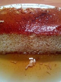 Una foto de Flan de manzana con tm5