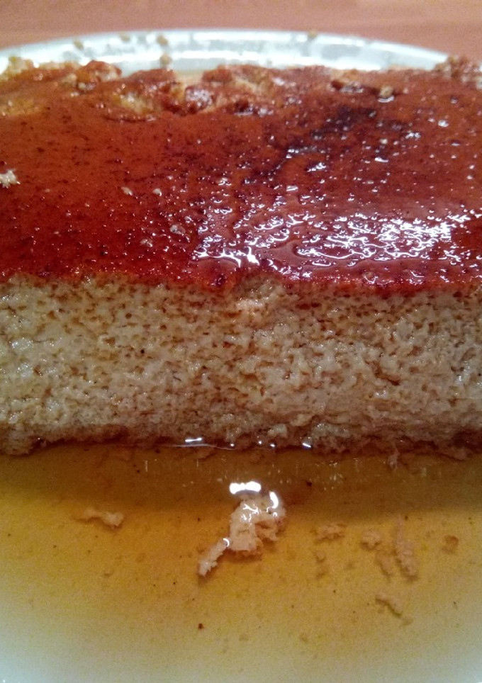 Una foto de Flan de manzana con tm5