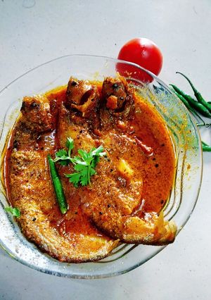 অনুষ্ঠান বাড়ির মত পাবদা ঝাল(pabda fish jal recipe in Bengali) রেসিপির প্রধান ছবি