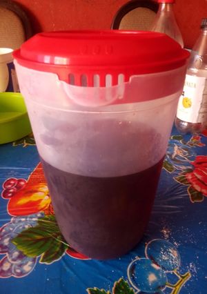 Una foto de Agua de jamaica natural