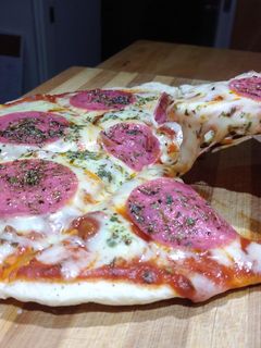 Una foto de Pizza al sartén