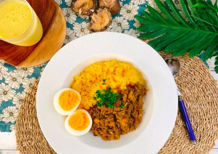 You Do Not Have To Be A Pro Chef To Start Delicious Spicy Dry Curry with Shiitake powder