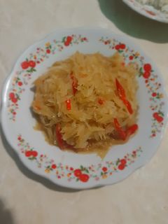 Foto resep Tumis pepaya muda pedas