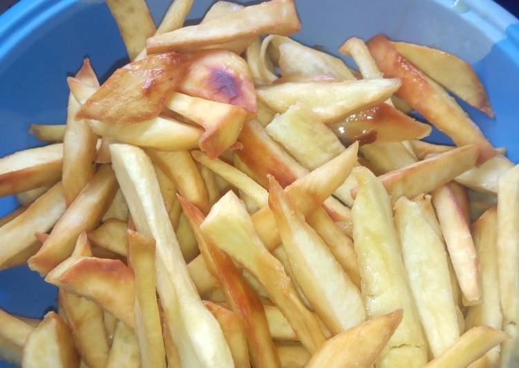 Steps to Prepare Speedy Fried sweet potatoes