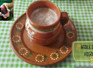 Una foto de Atole de higo