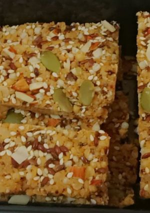 A picture of Nutty Granola Bars.