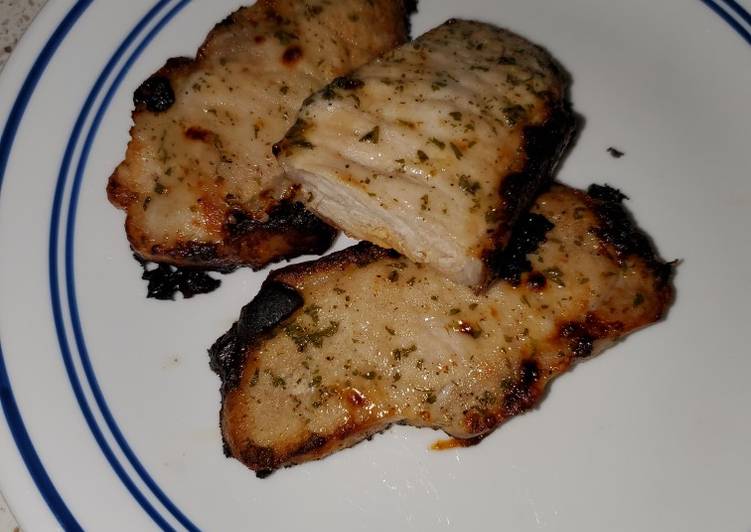 Recipe of Perfect Baked Ranch Pork Chops